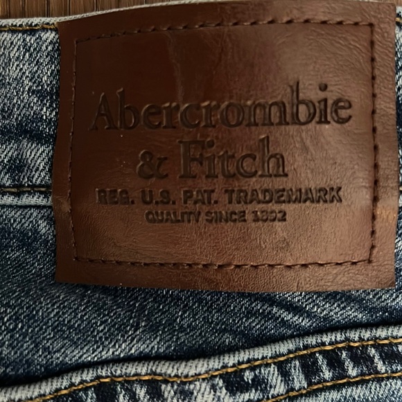 Abercrombie & Fitch Jeans Y2K Signature Stretch Athletic Straight W33 L28 1/2 - Picture 5 of 13
